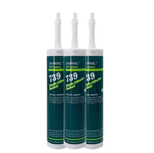 SL DOWSIL 739 White RTV Silicone Plastic <b>Adhesive</b> Sealant, Single Part Moisture Cure Silicone Glue for ABS PC PVC Nylon Plastic - Product Image 3