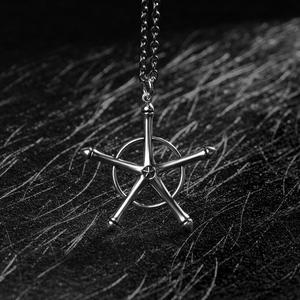 Anime <span class=keywords><strong>Bleach</strong></span> collar Quincy <span class=keywords><strong>Ishida</strong></span> Uryuu Cosplay Ginrei Gojiaku amuleto aleación gargantilla cadena pulseras colgante accesorios de joyería - Product Image 4