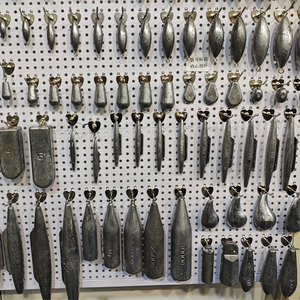 Plomb de pêche en gros <span class=keywords><strong>à</strong></span> double anneau pour pêche en haute mer, 30-100g - Product Image 3