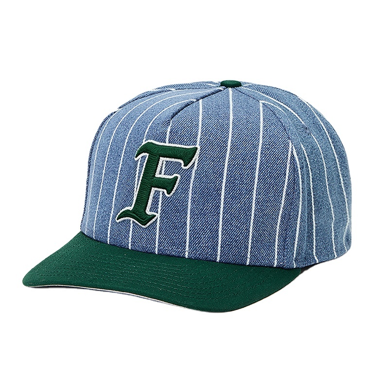Custom Vintage Stripe Baseball Cap Embroidery