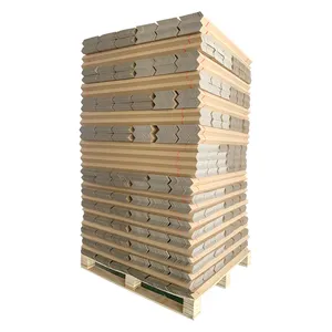 Brown Corrugated Cardboard Angles Edge Boards Kraft Paper Pallet Edge Protector Paper Packing Corner Protectors