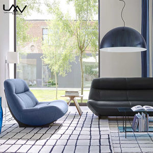 Style moderne hôtel 3 + 2 + 1 loisirs ensemble de canapés Villa salon cadre en bois en <span class=keywords><strong>cuir</strong></span> confortable canapé meubles - Product Image 2