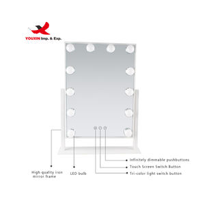 Mixed Procurement Low Price Manufacturer Supply Personalized Adjustable Brightness Desktop Vanity <b>Mirror</b> 360 Degree <b>Makeup</b> - Product Image 3