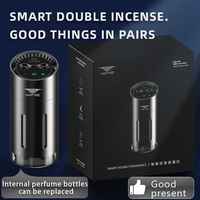 Diffuseur de parfum de luxe alimenté par USB 30 ml, lumière ambiante ciel étoilé, désodorisant pour tableau de bord de voiture, pulvérisateur décoratif pour voiture