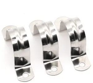 201/304 Stainless Steel U-shaped Clip Pipe Clamp Tubes Saddle Clamps