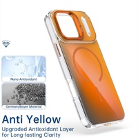 Coque de luxe irisée fluorescente laser avec support d'appareil photo pour iPhone 18 Pro Max et iPhone 17 Pro Max