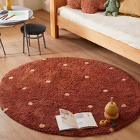 Tapis pour enfants tapis ronds tapis de salon chambre tapis tufté circulaire