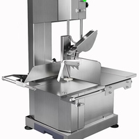 Nouvelle scie à os multifonctionnelle en acier au carbone commerciale semi-automatique pour la découpe de viande congelée