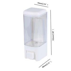 Juego <span class=keywords><strong>de</strong></span> baño manual <span class=keywords><strong>elegante</strong></span> para hotel, <span class=keywords><strong>dispensador</strong></span> <span class=keywords><strong>de</strong></span> champú y jabón líquido <span class=keywords><strong>de</strong></span> plástico montado en la pared simple y doble - Product Image 6