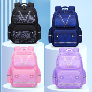 Sesame Baby Student <b>Backpack</b> 18 In <b>Large</b> <b>Capacity</b> School Education Unisex Printing Letter Pattern Interior Zipper Pocket - Product Image 1