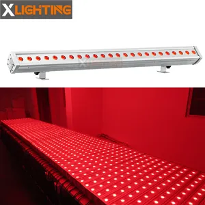 Harga Pabrik 24 Pcs * RGB 3in1 Led Mesin Cuci Dinding untuk Konser Klub Malam