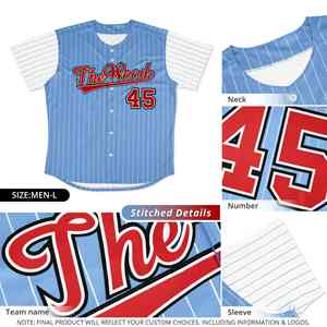 Custom Red Black-White Stripe Fashion Raglan Sleeves Authentic <b>Baseball</b> Jersey - Product Image 5