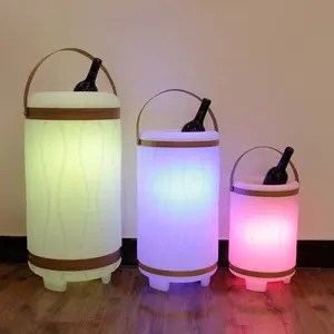 LED rgb que cambia de color cubo de hielo con Altavoz bluetooth iluminación altavoz inalámbrico con led