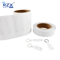 Tamaño personalizado pasivo 860-960 MHz Higgs 9 UHF Chip RFID rollo de papel inteligente UHF RFID etiqueta/pegatina/etiqueta H9 9654/9503/9662/9640 etiqueta
