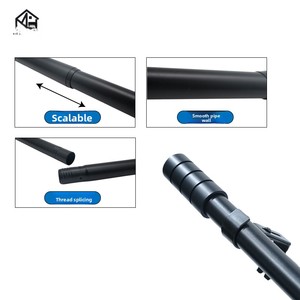 Kính thiên văn Roman Rod cho rèm que, dễ dàng cài đặt cho ban công, trần gắn Rèm theo dõi hỗ trợ căng thẳng Rèm Rod - Product Image 3