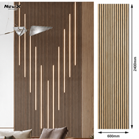 Panneau acoustique en MDF, fibre de polyester, lattes de bois, plaque absorbante, studio à domicile, auditorium, insonorisation, suppression du bruit