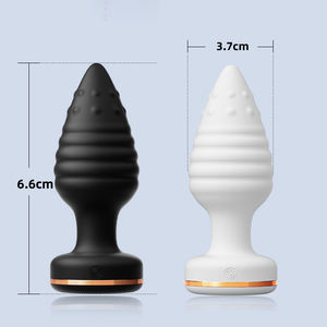 Harga rendah steker Anal rotasi silikon <span class=keywords><strong>Dilator</strong></span> Anal mainan dewasa mainan seks Gay Set steker Anal pijat prostat - Product Image 1