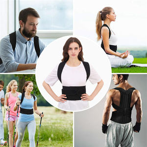 Mujeres Hombres Espalda Soporte Lumbar Hombro Mejorar la <span class=keywords><strong>postura</strong></span> Proporcionar alivio del dolor <span class=keywords><strong>de</strong></span> espalda Corrector <span class=keywords><strong>de</strong></span> <span class=keywords><strong>postura</strong></span> Espalda Brace - Product Image 5