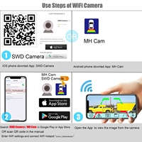 IPoster pour Van camion véhicule sans fil magnétique caméra de recul base d'attelage batterie rechargeable connecter IOS Android caméra mobile