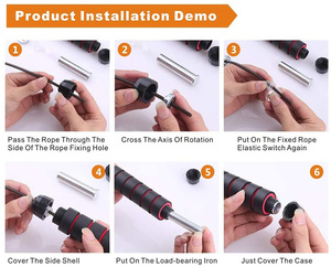 Điều Chỉnh Nhảy Dây Thép Tập Luyện Với Tay Cầm Bọt - Product Image 5