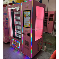 Distributeur Automatique Commercial en Gros pour Aliments, Snacks et Boissons avec Paiement par Espèces, Monnaie et Carte
