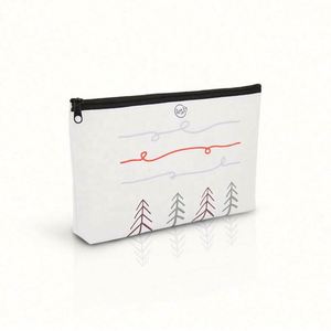 Sublimation Women Fashion Lightweight Canvas Cosmetic <b>Bag</b> Travel Commercial Makeup Remover Toilet <b>Bag</b> With Bottom - Product Image 4