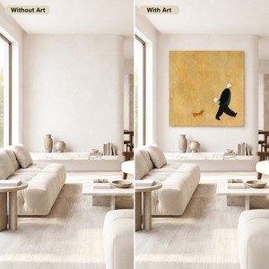 Cuadros Decorativos de Pared, Lienzo Artístico con Diseño de Mariposa, Estilo Wabi-Sabi, Minimalista, Abstracto, Naturaleza Muerta, Nórdico, Japandi, Impermeable, Ecológico, Giclée - Product Image 5