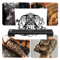 Printer Tato Fleksibel AIMO Produk Baru M08E-WS Explosion Tattoo Printer Stencil Tato