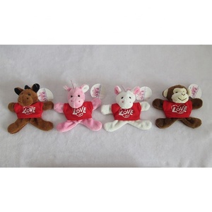 Werbe Fabrik Großhandel Spot Waren Schwein Kühlschrank Magnet Plüsch Schwein Kühlschrank Magnet Spielzeug Die Mini Tier Puppe - Product Image 2