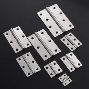 Bisagras de Acero Inoxidable de 1, 2, 3 y 4 Pulgadas con 4 Orificios para Puertas y Ventanas Industriales - Product Image 1
