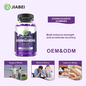 Permen Kunyah Ashwagandha Melatonin Penenang Tidur Bebas Obat <span class=keywords><strong>Vitamin</strong></span> Dewasa Produk Kecantikan Bentuk Permen Kunyah - Product Image 2