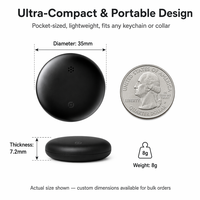 Traceur Apple Find My Tracker Air Tag pour animaux de compagnie, étanche IP67, localisateur de clés iOS, localisateur de bagages pour animaux, traceur intelligent pour chats et chiens