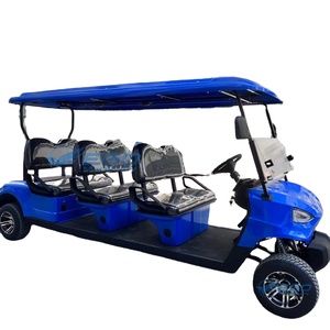 รถกอล์ฟไฟฟ้า 2 4 6 8 ที่นั่ง รถกอล์ฟไฟฟ้าสำหรับล่าสัตว์ สกู๊ตเตอร์กอล์ฟไฟฟ้า รถกอล์ฟไฟฟ้าสำหรับขับขี่ออฟโรด ยานยนต์ไฟฟ้า/รถกอล์ฟไฟฟ้า - Product Image 1