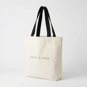 Durable Eco-Friendly Canvas Tote <b>Bag</b> with Thick Strap Embroidered Design Printed Medium Size - Product Image 2