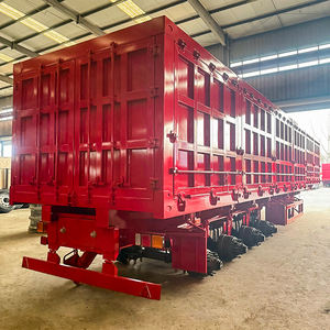 Semi-remorque à déchargement latéral à quatre essieux pour transport longue distance et lourd, vente directe d'usine de haute qualité - Product Image 6