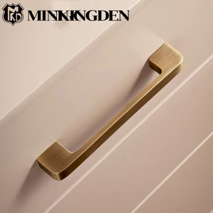 Maniglia Moderna Minimalista in Ottone Massiccio <span class=keywords><strong>per</strong></span> Mobili, Maniglia Lunga Anticata <span class=keywords><strong>per</strong></span> Armadio, Cassetto, Cucina e Camera da Letto - Product Image 6