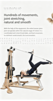 Machine d'entraînement Pilates Gyro professionnelle réglable et durable en bois, directement de l'usine, pour studio de yoga