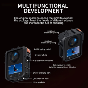 Osmo 360 Cadre de protection en alliage d'aluminium antichoc avec support de cage et capuchon d'objectif - Étui de protection complet pour caméra d'action - Product Image 2