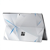 Autocollant de protection en PVC pour tablette Microsoft Surface Pro 5, étui de protection imperméable brillant à motif géométrique