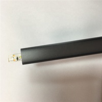 Diffuseur de lumière LED en plastique noir