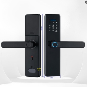 数字指纹存储卡 Zigbee Tuya WiFi 控制 TTlock 远程访问系统 铝制 Serratura 智能门锁 - Product Image 2