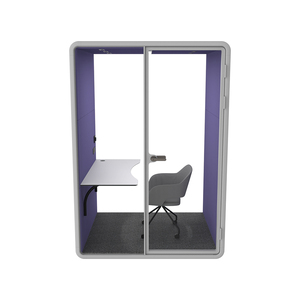 Fashionable Soundproof Office Booth Single Seater Acoustic Pod Portable Quiet Cabin for Commercial Space - Product Image 6