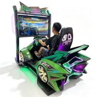 Nouveau simulateur de course automobile Hero GT, jeu à monnayeur, équipement de jeu en ligne avec écran incurvé de 50 pouces