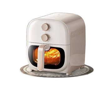 Freidora de aire Supor de 1001-1500W, de gran capacidad, doble función, eléctrica, de encimera, con revestimiento cerámico, fácil de limpiar, cocción rápida - Product Image 2