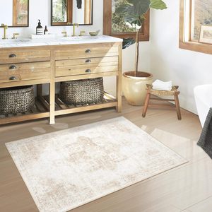 <span class=keywords><strong>Vintage</strong></span> Boho medaglione Area tappeto lavabile antiscivolo morbido bassa pila Runner per ingresso zerbino per cucina bagno corridoio retrò - Product Image 3