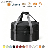 Sac isotherme pour déjeuner en polyester 300D, isolation en mousse de 5 mm, doublure en aluminium, fermeture éclair étanche, grande capacité pour les activités quotidiennes en extérieur