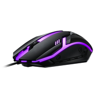 Keyboard Mouse Combo USB 2.0 Berkabel 104 Tombol Desain Gaming Terbaru untuk Rumah Kantor Notebook Komputer Desktop