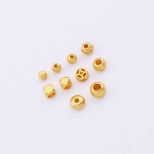 Металлические бусины для рукоделия оптом, 2,5 мм, импортные из Китая, эфиопские граненые круглые бусины из латуни - Product Image 5