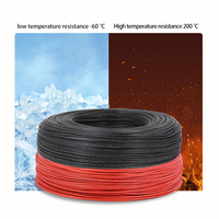 Cable de Cobre Flexible de Silicona Suave 32 30 28 26 24 22 20 18 16 14 12 10 8 AWG 3239 Aislado 3KV para Bricolaje LED Electrónico