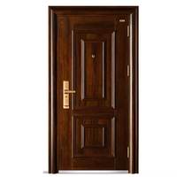 Porte d'entrée extérieure en aluminium sur mesure, antirouille et isolante pour maison résidentielle